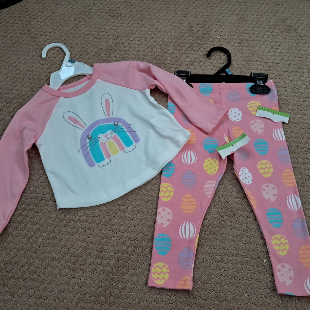 Pink and White Bunny Outfit for Kids